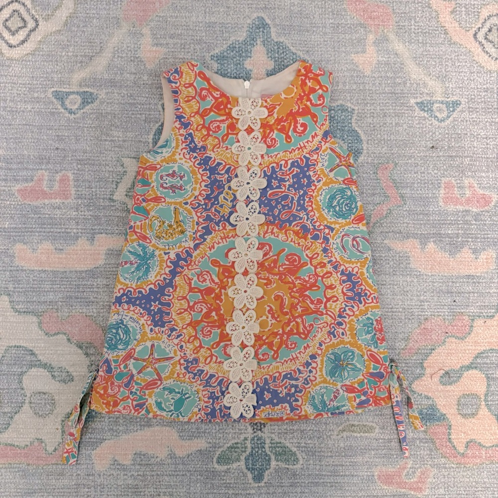 Girls Lilly Pulitzer dress- PLAY CONDITION- Written in the Sun -Size 3T
